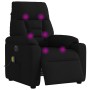 Sillón reclinable de masaje eléctrico tela negro by , Armchairs - Ref: Foro24-3303024, Price: 252,71 €, Discount: %