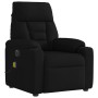 Sillón reclinable de masaje eléctrico tela negro by , Armchairs - Ref: Foro24-3303024, Price: 252,71 €, Discount: %