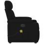 Sillón reclinable de masaje eléctrico tela negro by , Armchairs - Ref: Foro24-3303024, Price: 252,71 €, Discount: %