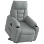 Sillón reclinable elevable de tela gris claro | Foro24.es | Tu tienda online para hogar, jardín y más Foro24.es