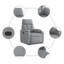 Sillón reclinable elevable de tela gris claro | Foro24.es | Tu tienda online para hogar, jardín y más Foro24.es