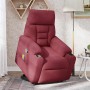 Sillón reclinable de masaje elevable tela rojo tinto | Foro24.es | Tu tienda online para hogar, jardín y más Foro24.es