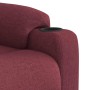 Sillón reclinable de masaje elevable tela rojo tinto | Foro24.es | Tu tienda online para hogar, jardín y más Foro24.es