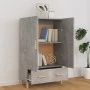 Aparador de madera contrachapada gris hormigón 70x31x115 cm de vidaXL, Aparadores - Ref: Foro24-812532, Precio: 83,74 €, Desc...