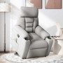 Sillón de masaje reclinable de pie de tela gris nube by , Armchairs - Ref: Foro24-3303051, Price: 276,06 €, Discount: %
