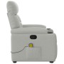 Sillón de masaje reclinable de pie de tela gris nube by , Armchairs - Ref: Foro24-3303051, Price: 276,06 €, Discount: %