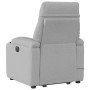 Sillón de masaje reclinable de pie de tela gris nube by , Armchairs - Ref: Foro24-3303051, Price: 276,06 €, Discount: %