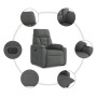Sillón eléctrico reclinable elevable de tela gris oscuro von , Sessel - Ref: Foro24-3303053, Preis: 299,00 €, Rabatt: %