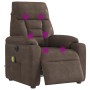 Sillón reclinable de masaje eléctrico tela de microfibra marrón von , Sessel - Ref: Foro24-3303079, Preis: 256,14 €, Rabatt: %