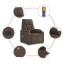 Sillón reclinable de masaje eléctrico tela de microfibra marrón von , Sessel - Ref: Foro24-3303079, Preis: 256,14 €, Rabatt: %