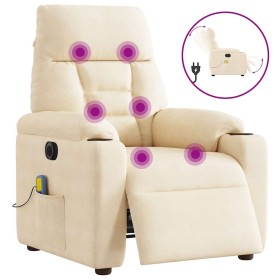 Sillón reclinable de masaje eléctrico tela de