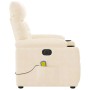 Sillón reclinable de masaje eléctrico tela de microfibra beige | Foro24.es | Tu tienda online para hogar, jardín y más Foro24.es