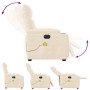 Sillón reclinable de masaje eléctrico tela de microfibra beige | Foro24.es | Tu tienda online para hogar, jardín y más Foro24.es