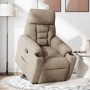 Sillón reclinable elevable tela de microfibra gris taupe | Foro24.es | Tu tienda online para hogar, jardín y más Foro24.es