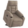 Sillón reclinable elevable tela de microfibra gris taupe | Foro24.es | Tu tienda online para hogar, jardín y más Foro24.es