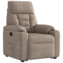 Sillón reclinable elevable tela de microfibra gris taupe | Foro24.es | Tu tienda online para hogar, jardín y más Foro24.es