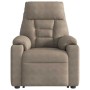 Sillón reclinable elevable tela de microfibra gris taupe | Foro24.es | Tu tienda online para hogar, jardín y más Foro24.es