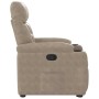 Sillón reclinable elevable tela de microfibra gris taupe | Foro24.es | Tu tienda online para hogar, jardín y más Foro24.es