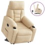 Sillón reclinable elevable tela de microfibra color crema | Foro24.es | Tu tienda online para hogar, jardín y más Foro24.es