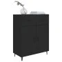 Black engineered wood sideboard 69.5x34x90 cm by vidaXL, Sideboards - Ref: Foro24-812196, Price: 87,71 €, Discount: %