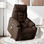 Sillón reclinable de masaje elevable tela de microfibra marrón by , Armchairs - Ref: Foro24-3303093, Price: 279,17 €, Discoun...