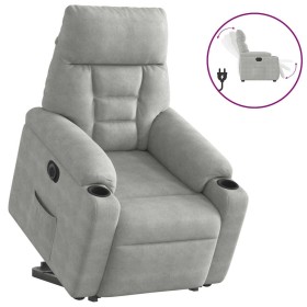 Sillón eléctrico reclinable elevable tela