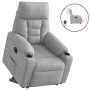 Sillón eléctrico reclinable elevable tela microfibra gris claro | Foro24.es | Tu tienda online para hogar, jardín y más Foro24.es