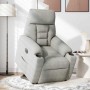 Sillón eléctrico reclinable elevable tela microfibra gris claro | Foro24.es | Tu tienda online para hogar, jardín y más Foro24.es