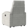 Sillón eléctrico reclinable elevable tela microfibra gris claro | Foro24.es | Tu tienda online para hogar, jardín y más Foro24.es