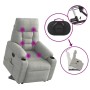 Sillón masaje eléctrico reclinable elevable tela gris claro | Foro24.es | Tu tienda online para hogar, jardín y más Foro24.es