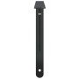 Soportes de estante 4 uds acero inoxidable negro 40x2,5x25 cm by , Shelves and shelves - Ref: Foro24-30305, Price: 28,28 €, D...