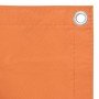 Toldo para balcón tela oxford naranja 90x300 cm en Sombrillas | Comprar online en Foro24