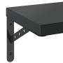 Estantes de pared 2 uds acero inoxidable negro 75x23,5 cm | Foro24.es | Tu tienda online para hogar, jardín y más Foro24.es