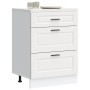 Mueble bajo de cocina Porto madera contrachapada blanca de , Armarios de cocina - Ref: Foro24-854259, Precio: 124,48 €, Descu...