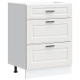 Mueble bajo de cocina Porto madera contrachapada blanca de , Armarios de cocina - Ref: Foro24-854259, Precio: 124,48 €, Descu...