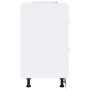 Mueble bajo de cocina Porto madera contrachapada blanca de , Armarios de cocina - Ref: Foro24-854259, Precio: 124,48 €, Descu...
