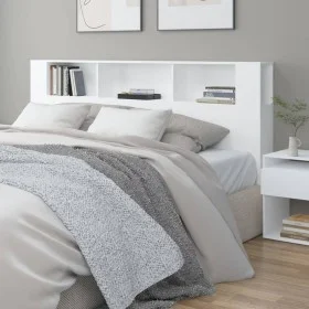 Weißes Kopfteilmöbel 200x18,5x104,5 cm von vidaXL, Kopf- und Fußteile - Ref: Foro24-811952, Preis: 89,06 €, Rabatt: %