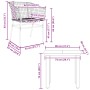 Juego de comedor jardín 3 piezas ratán sintético vidrio marrón by , Garden sets - Ref: Foro24-3334590, Price: 177,10 €, Disco...