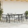 Juego de comedor jardín 5 piezas ratán sintético vidrio negro von , Gartensets - Ref: Foro24-3334586, Preis: 297,42 €, Rabatt: %