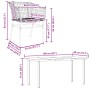 Juego de comedor jardín 5 piezas ratán sintético vidrio negro von , Gartensets - Ref: Foro24-3334586, Preis: 297,42 €, Rabatt: %