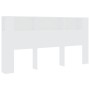 Mueble cabecero blanco 200x18,5x104,5 cm de vidaXL, Cabeceros y pies de cama - Ref: Foro24-811952, Precio: 85,23 €, Descuento: %