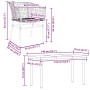 Juego de comedor jardín 5 piezas ratán sintético marrón | Foro24.es | Tu tienda online para hogar, jardín y más Foro24.es