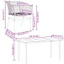 Juego de comedor jardín 5 piezas ratán sintético marrón | Foro24.es | Tu tienda online para hogar, jardín y más Foro24.es