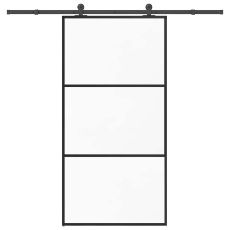 Puerta corredera con herrajes 102x205 cm ESG vidrio y aluminio | Foro24.es | Tu tienda online para hogar, jardín y más Foro24.es