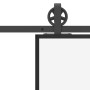 Puerta corredera con herrajes 102x205 cm ESG vidrio y aluminio | Foro24.es | Tu tienda online para hogar, jardín y más Foro24.es