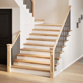 Peldaños escalera 12 uds sin tratar 110x30x2cm