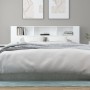 Weißes Kopfteilmöbel 200x18,5x104,5 cm von vidaXL, Kopf- und Fußteile - Ref: Foro24-811952, Preis: 85,34 €, Rabatt: %