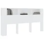 Weißes Kopfteilmöbel 200x18,5x104,5 cm von vidaXL, Kopf- und Fußteile - Ref: Foro24-811952, Preis: 88,68 €, Rabatt: %