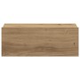 Mesitas de noche flotantes 2 uds roble artesanal 40x32x15cm by , Nightstands - Ref: Foro24-861122, Price: 58,48 €, Discount: %