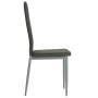 Sillas de comedor 4 unidades cuero sintético gris | Foro24.es | Tu tienda online para hogar, jardín y más Foro24.es